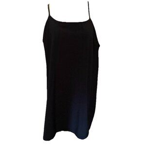 ALL IN MOTION Black All In One XL Full Body Suit Shaper Full Slip Built In Bra